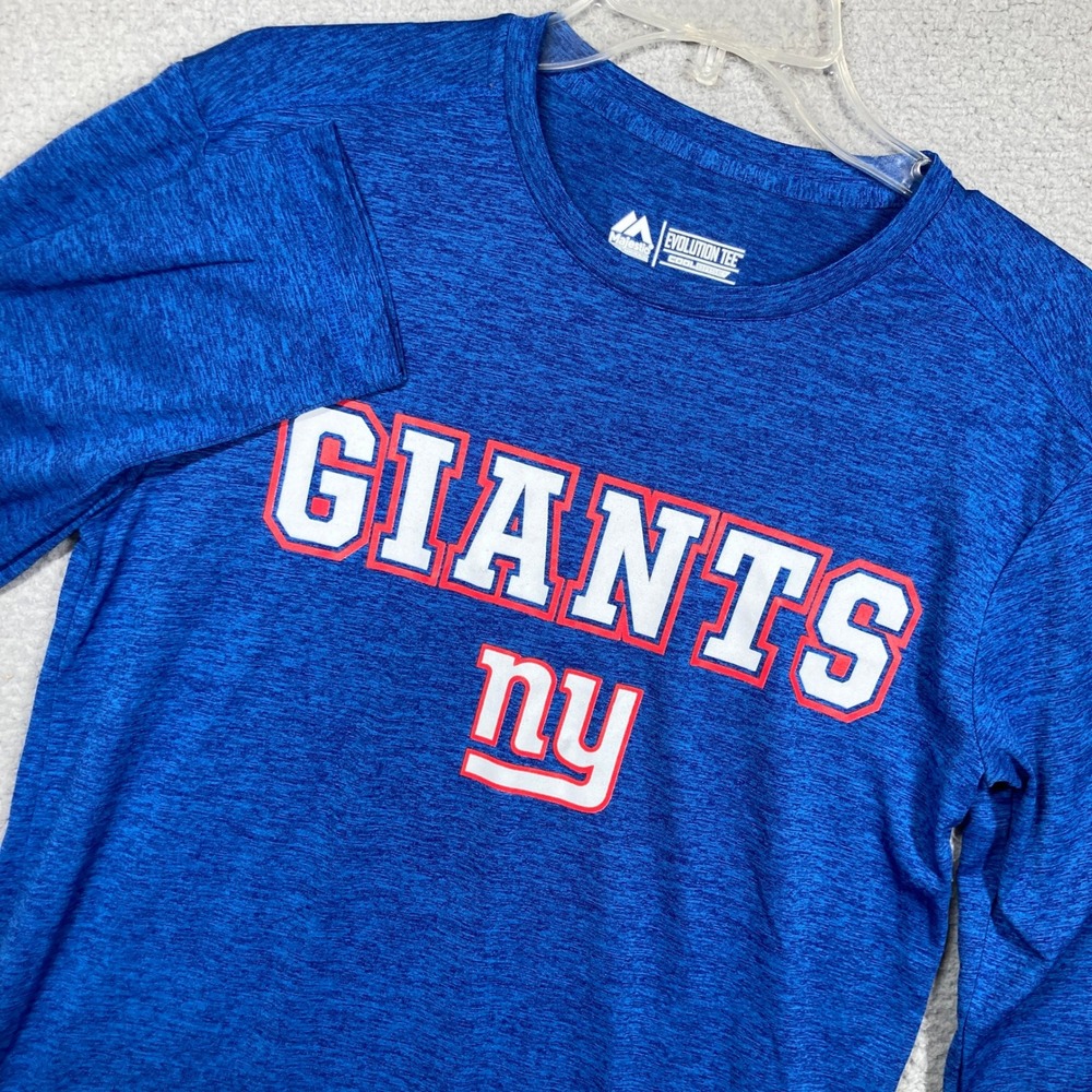 New York Giants Shirt Mens Small NEW  Blue Long Sleeve Evolution CoolBase‎